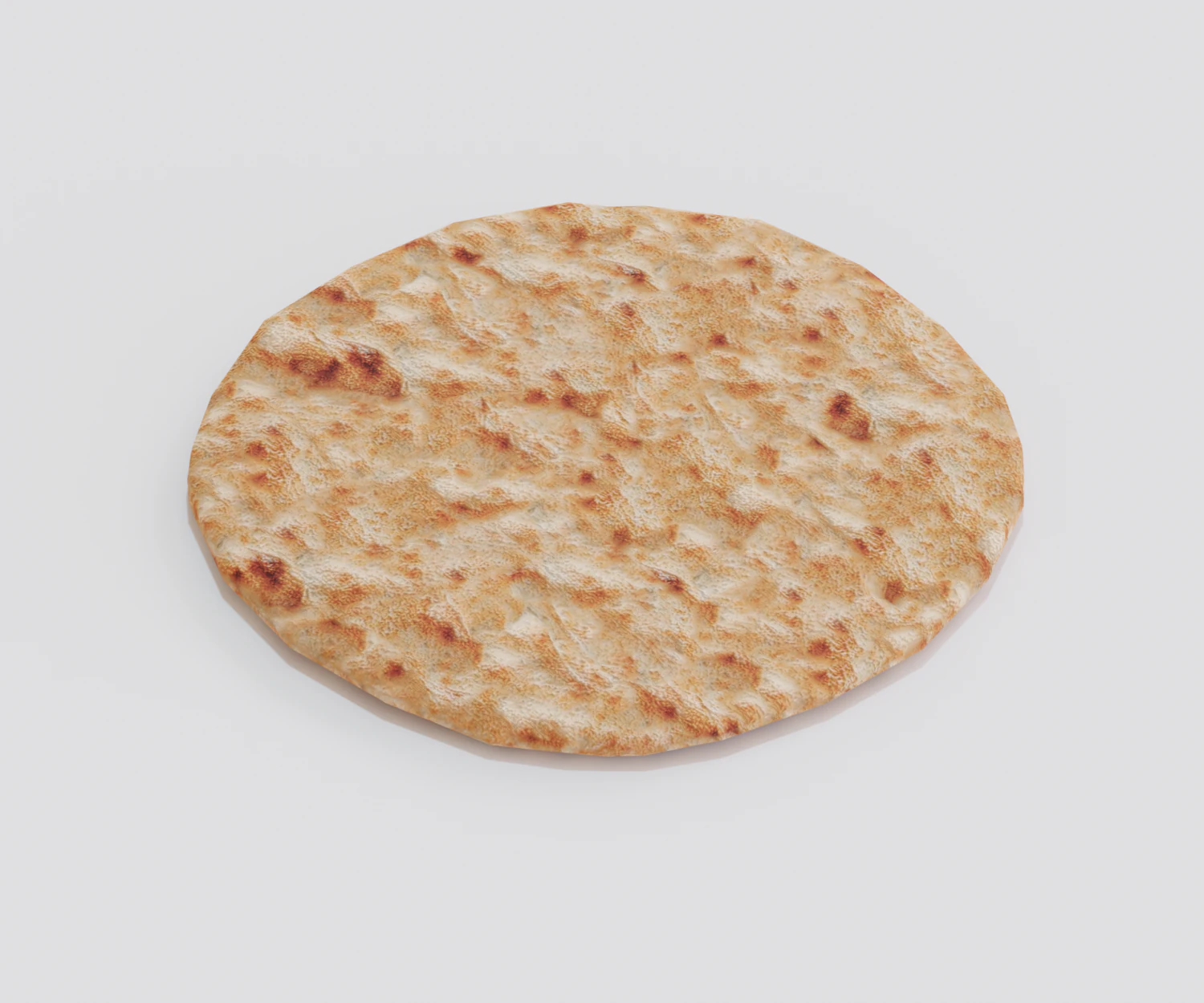 realistic pita bread 3D Model .c4d .max .obj .3ds .fbx .stl .blend 