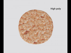 realistic pita bread 3D Модель