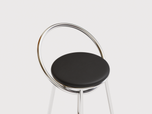 bar chairs chrome and graphite 3D-Modell