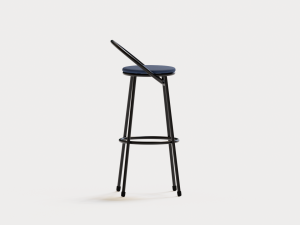 bar chairs chrome and graphite 3D-Modell