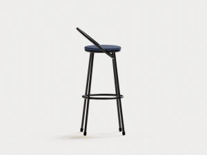 bar chairs chrome and graphite 3D Model