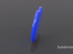 heart red and blue 3D Model