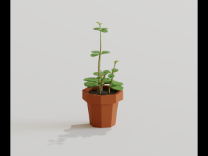 cartoon house plant 3Dモデル