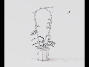 asset cartoon houseplant 3D Model