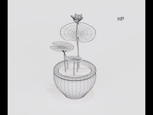 asset cartoon houseplant 3D Model