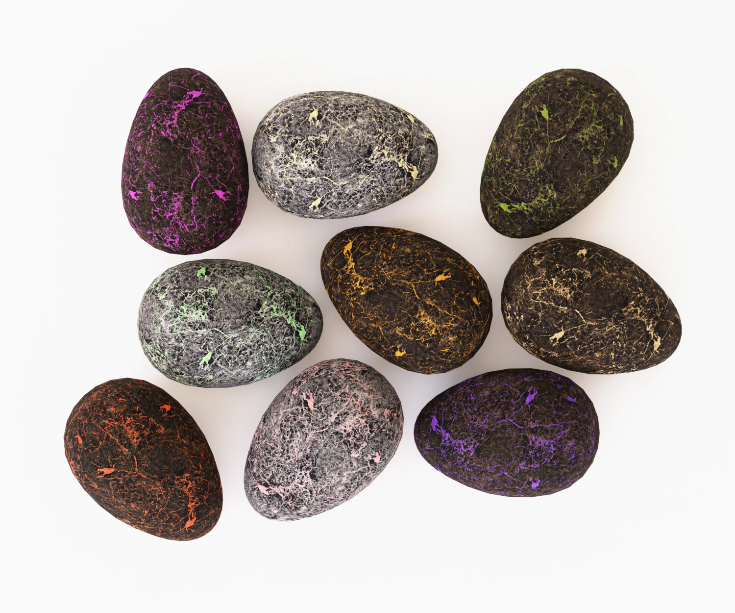 настоящее яйцо 3D Модель .c4d .max .obj .3ds .fbx .stl .blend 