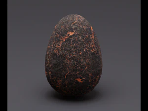 настоящее яйцо 3D Модель