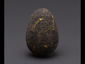 настоящее яйцо 3D Модель
