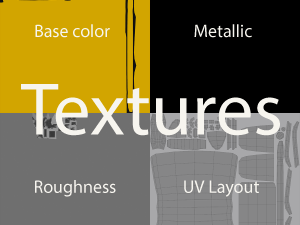 Yellow valise Model 3D