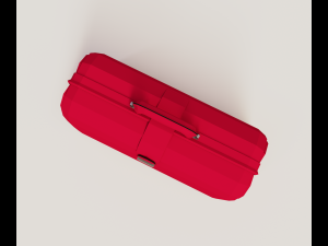 Red valise 3D 模型