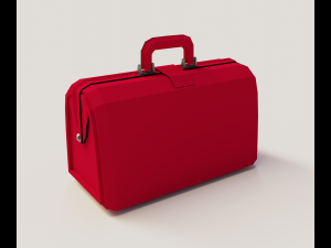 Red valise 3D 模型