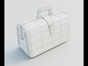 Red valise 3D 模型