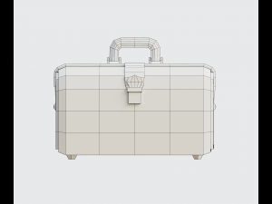 Red valise 3D 模型