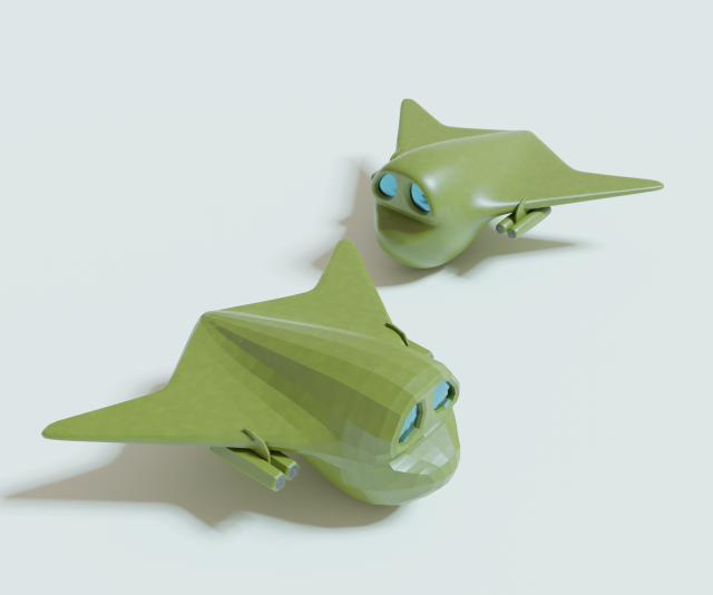 Green bomber airplane 3Dモデル .c4d .max .obj .3ds .fbx .stl .blend 