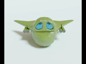 Green bomber airplane 3D Model