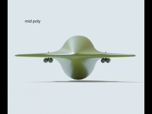 Green bomber airplane 3Dモデル