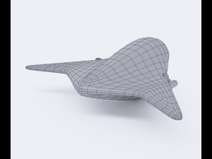 Green bomber airplane 3Dモデル