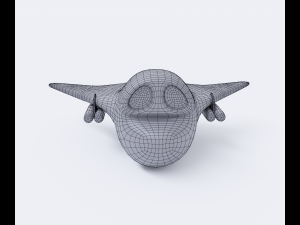 Green bomber airplane 3Dモデル