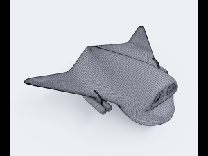 Green bomber airplane 3Dモデル