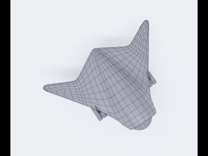 Cartoon Bomber Airplane 3D Model