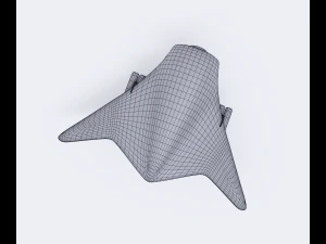 Cartoon Bomber Airplane 3D Model
