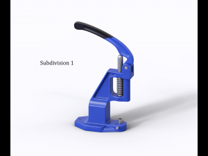 Snap button mahine 3D मॉडल