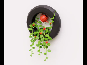 Plant on the wall 3D Model