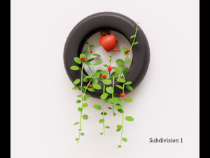 Plant on the wall 3D Model