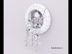 Plant on the wall 3D Model