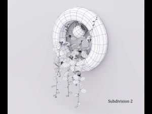 Plant on the wall 3D Model