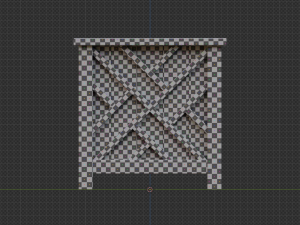 Wooden flower box 3D 模型