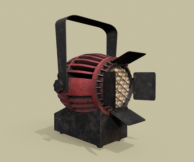 Old hand lantern 3D 模型 .c4d .max .obj .3ds .fbx .stl .blend 