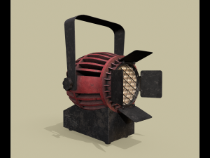 Old hand lantern 3D Модель