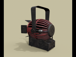 Old hand lantern 3D 模型