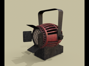Old hand lantern 3D 模型