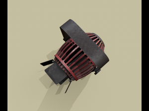 Old hand lantern 3D 模型