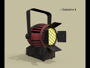Old hand lantern 3D 模型