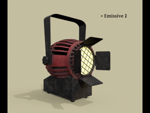 Old hand lantern 3D 模型