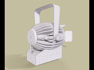 Old hand lantern 3D 模型