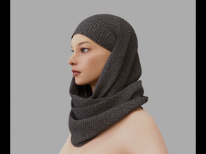 Shawl Model 3D