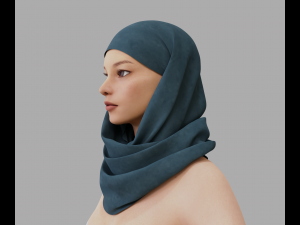Shawl Model 3D