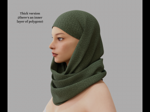 Shawl Model 3D