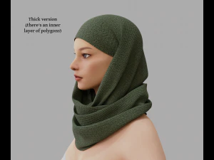 Shawl 3D Model