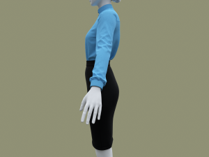 Woman Business suit 3D Модель