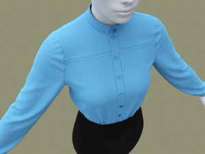 Woman Business suit 3D Модель