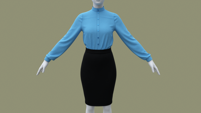 Business 2025 skirt 3d