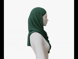Medieval and winter shawl 3D Model
