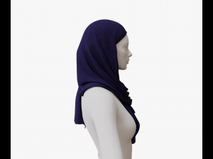 Medieval and winter shawl Modello 3D