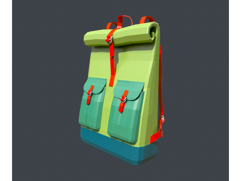 Traveler bakpack 3D 모델
