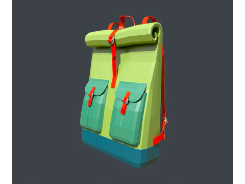 Traveler bakpack 3D Model